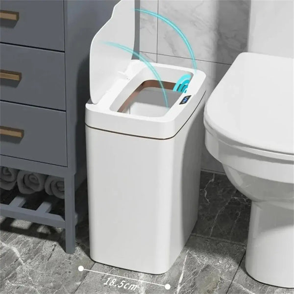 SmartTouch Bathroom Trash Bin